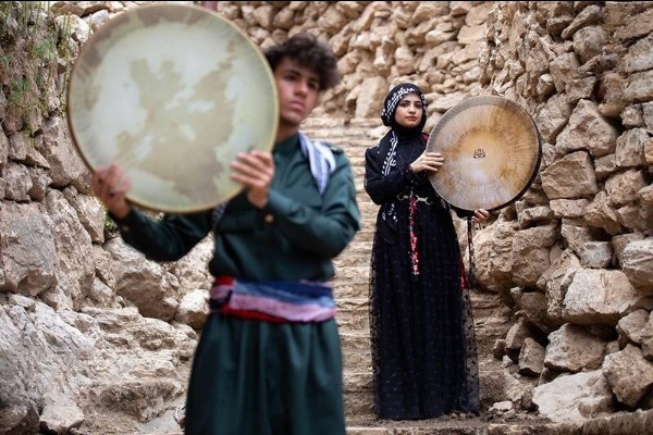 عکس/ مراسم هزار دف پالنگان